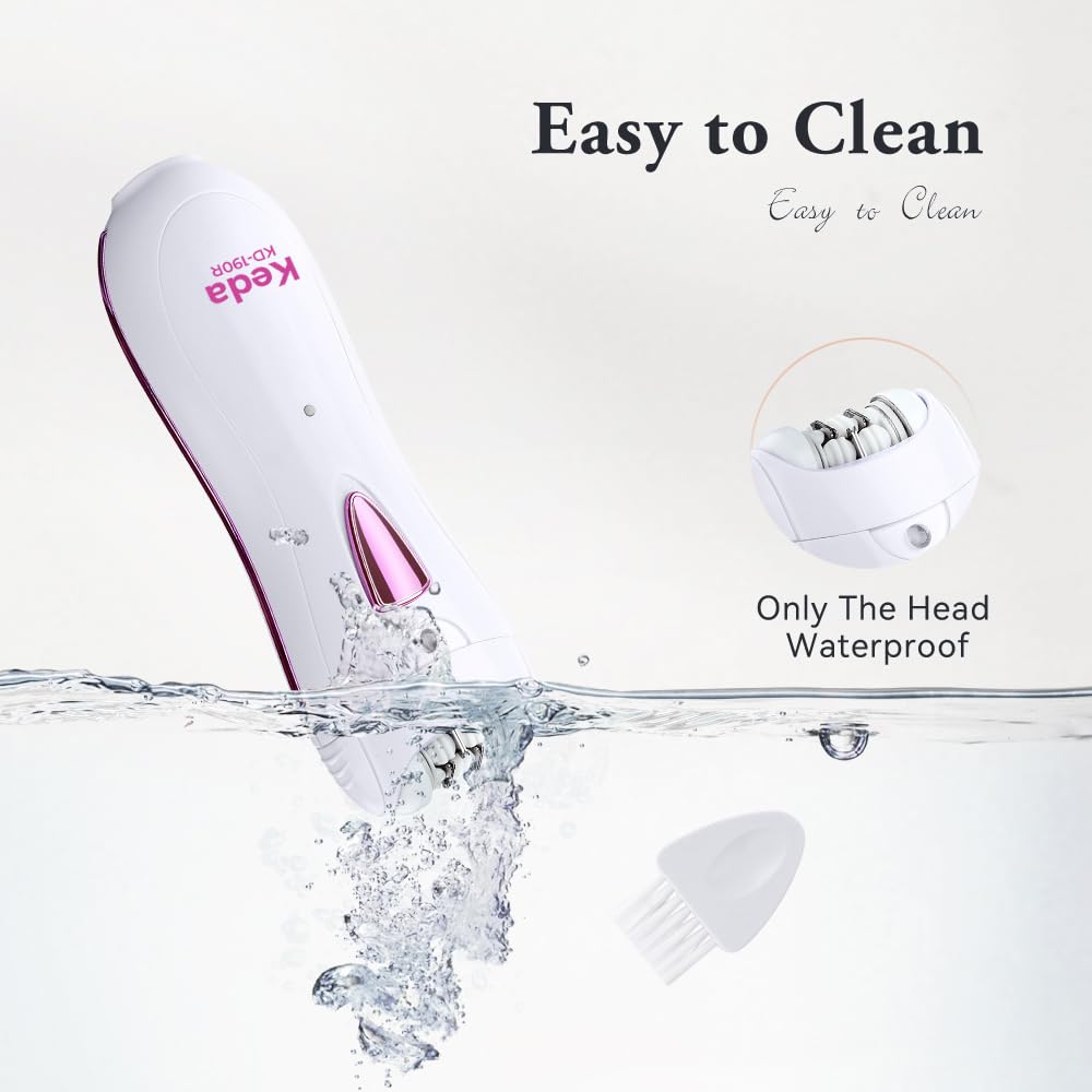 Fetetieau epilator cleaning brush aids hygienic maintenance after sessions.