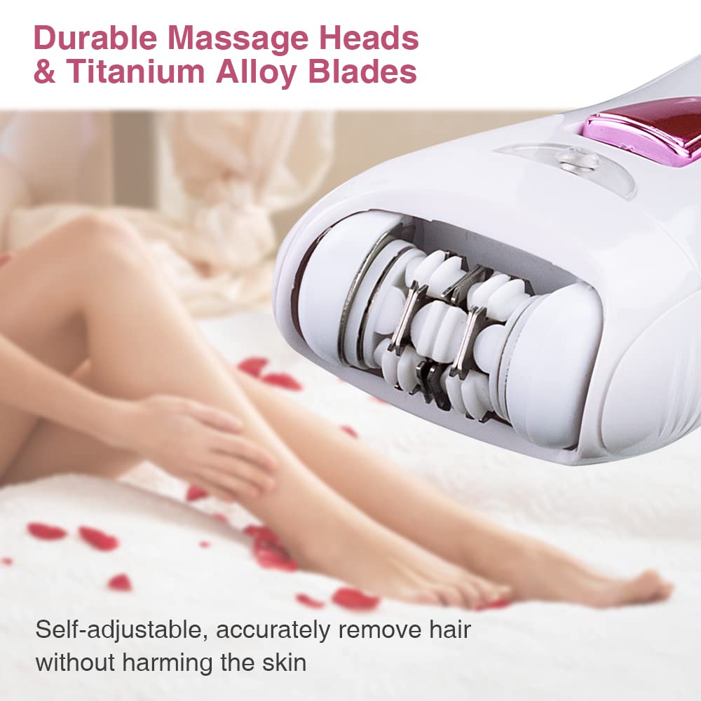 Fetetieau epilator portable design fits into a bag for travel use.
