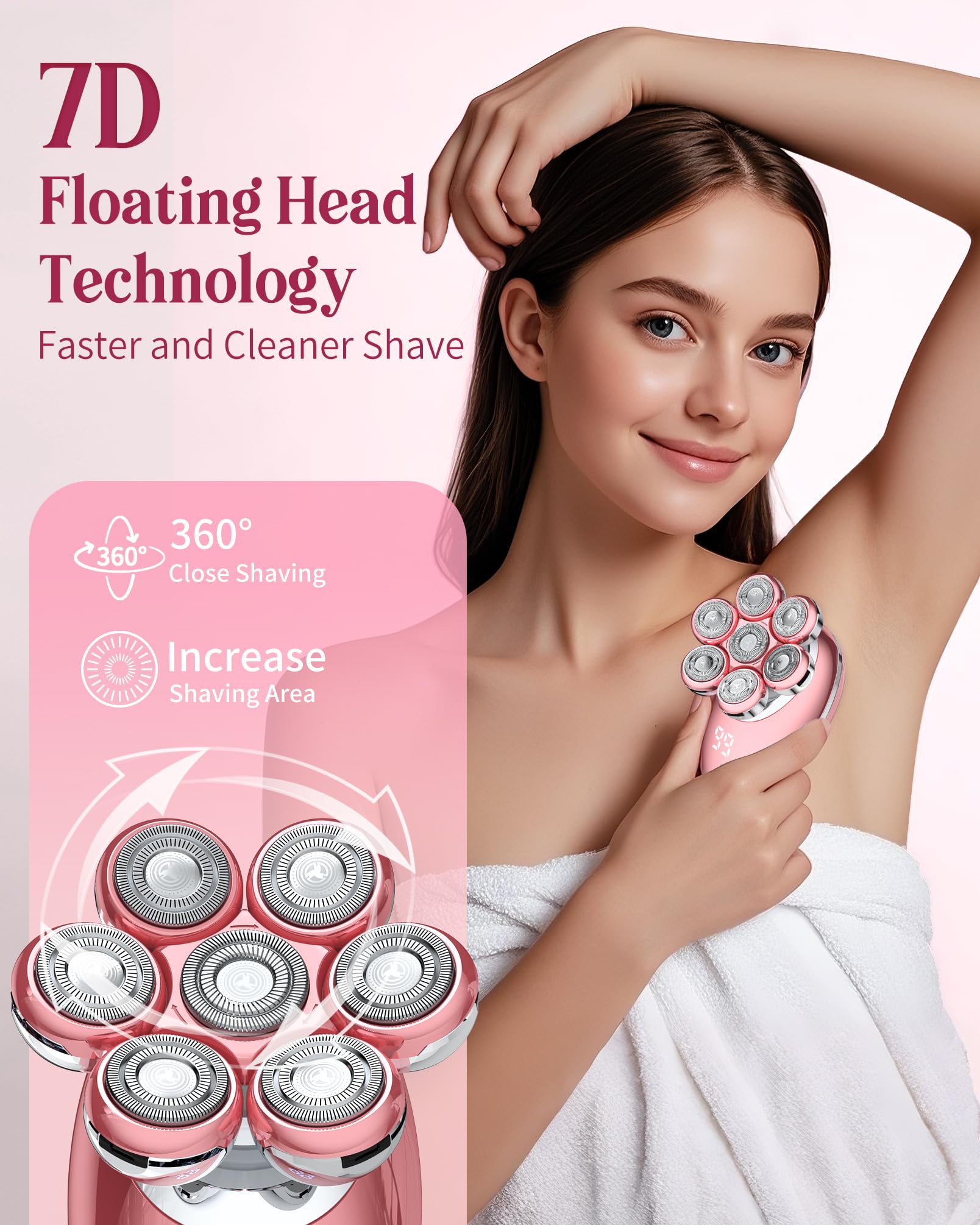 FEZIHEGH shaver for women bikini line offers a gentle close shave for bikini-area grooming.