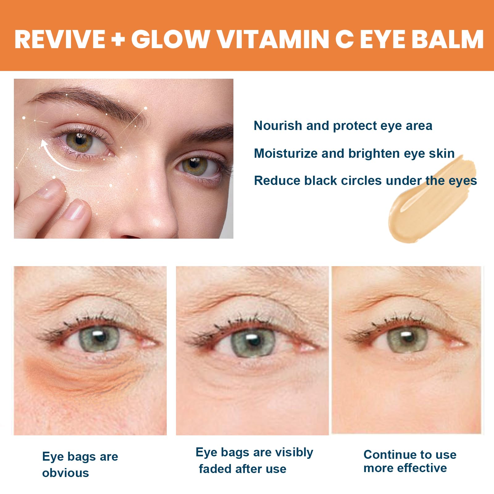 F FENG PEI eye primer use for longer-lasting makeup and hydrated under-eyes.
