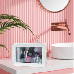 FFpaw clear makeup bag TSA-approval emphasizes easy airport security