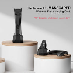 FGIEU charging dock with extra-long 4.9ft cord enables flexible placement.