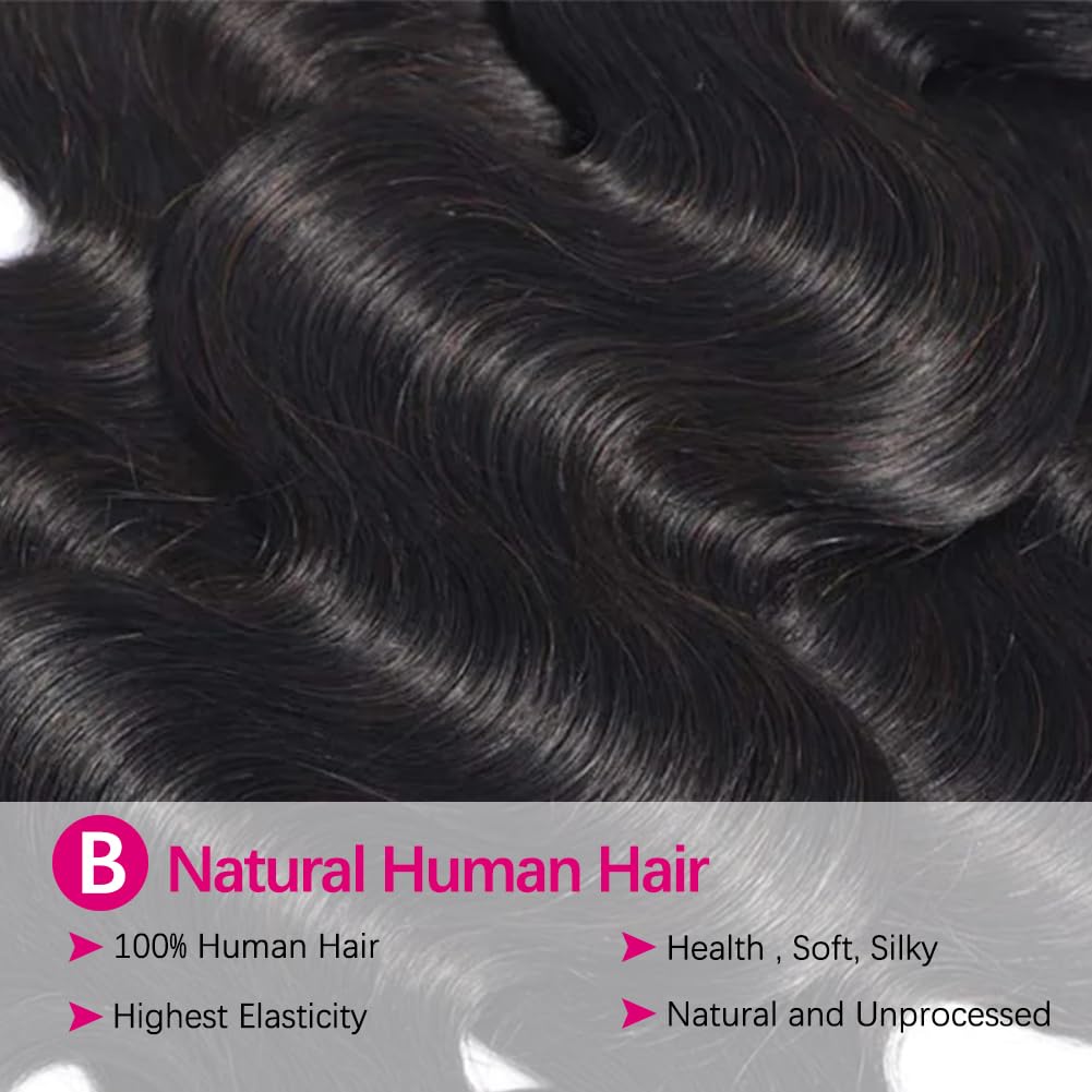 FHGD Body Wave Bundles 22-inch natural color bundle ready for color matching and styling.