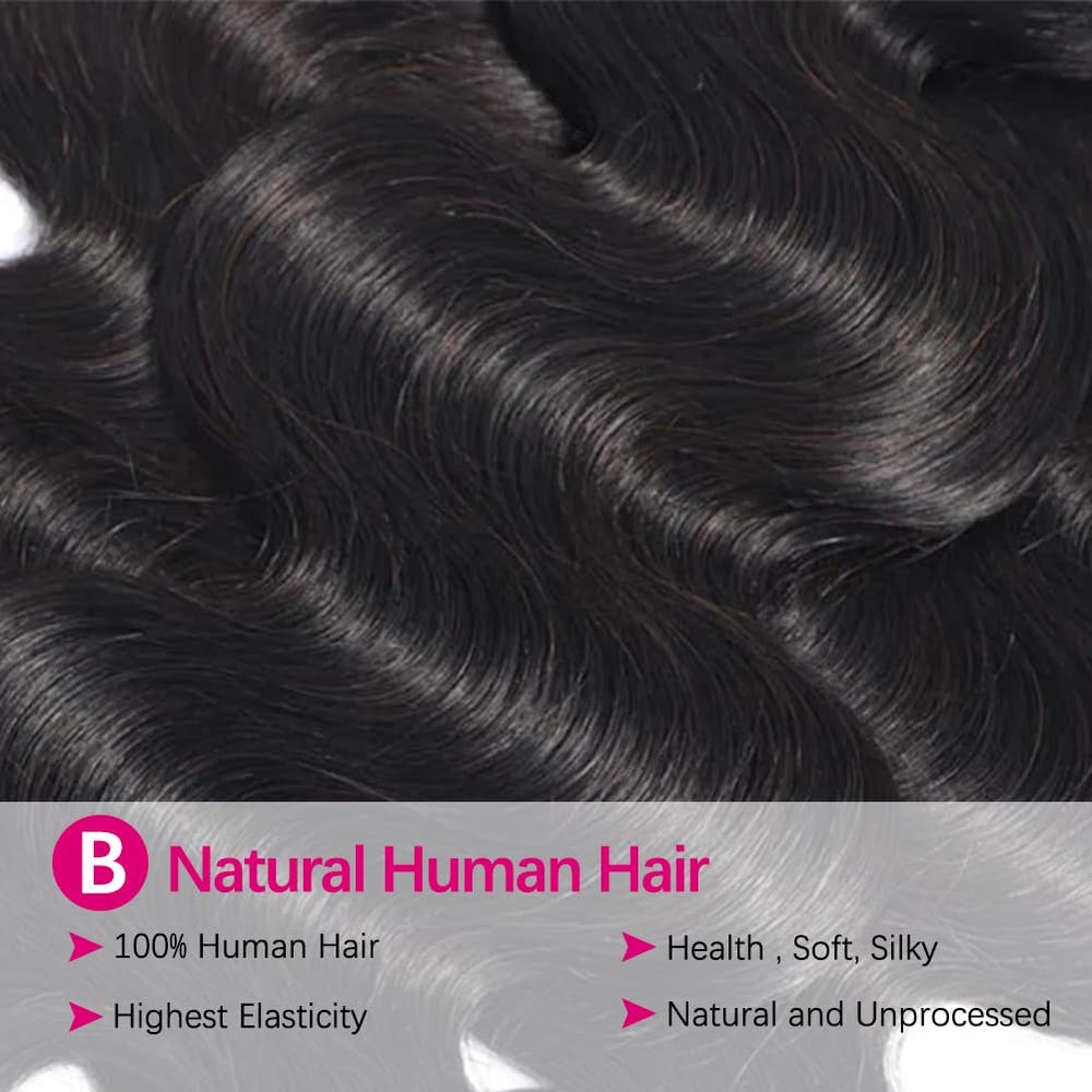 FHGD Body Wave Bundles 22-inch natural color bundle ready for color matching and styling.