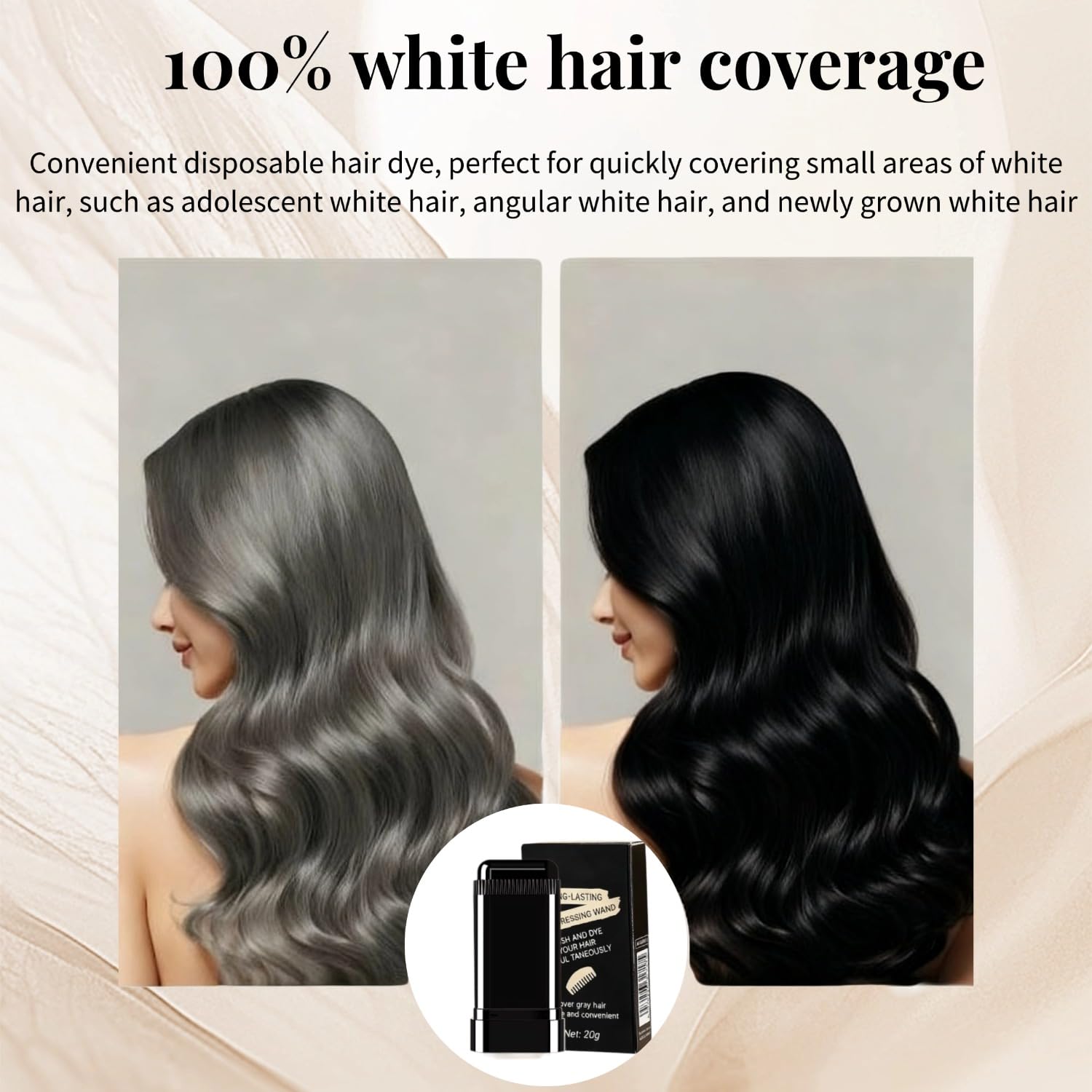 FHH Root dressing quick color method covers roots with precision.