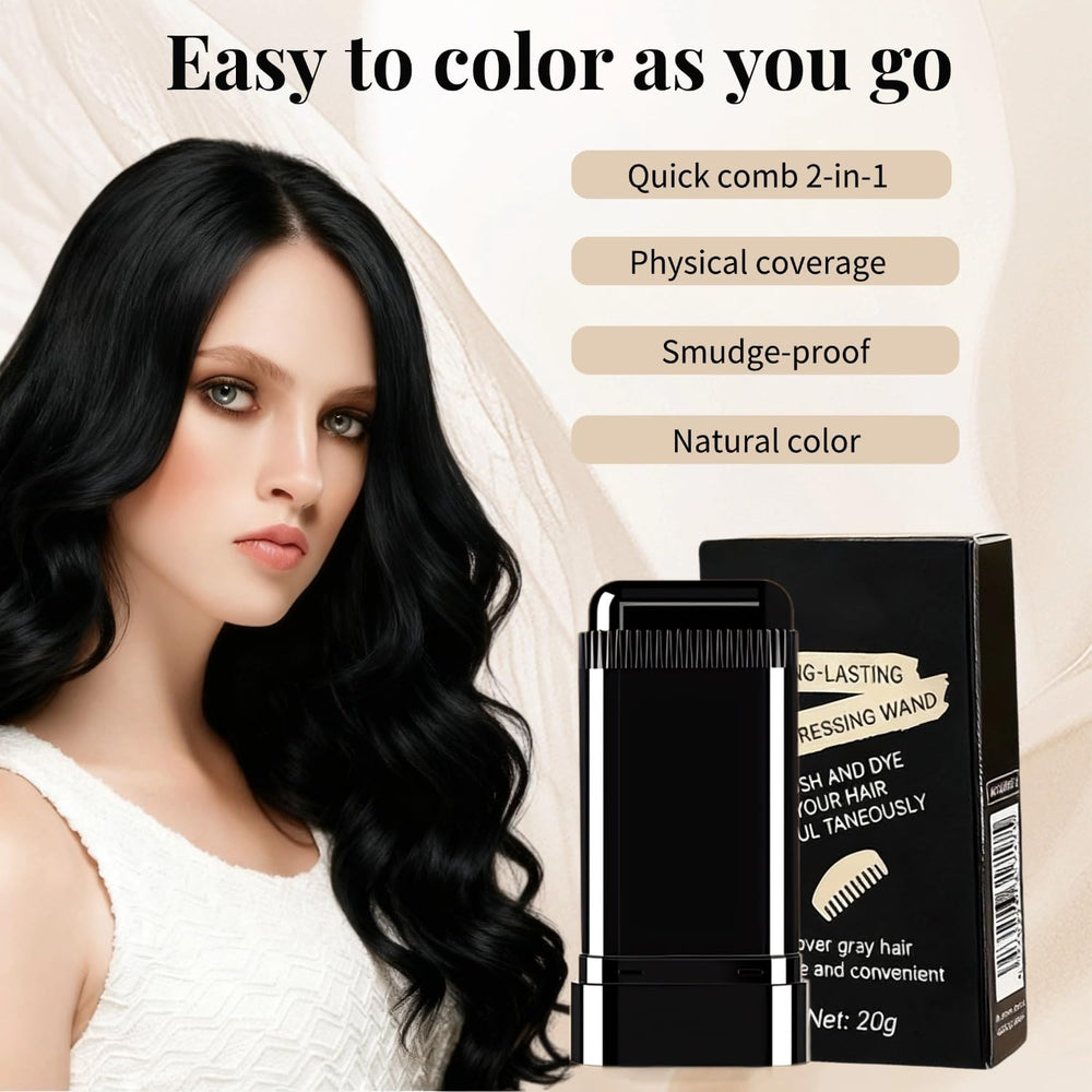 FHH Simple-use hair color comb with easy steps for quick dyeing.