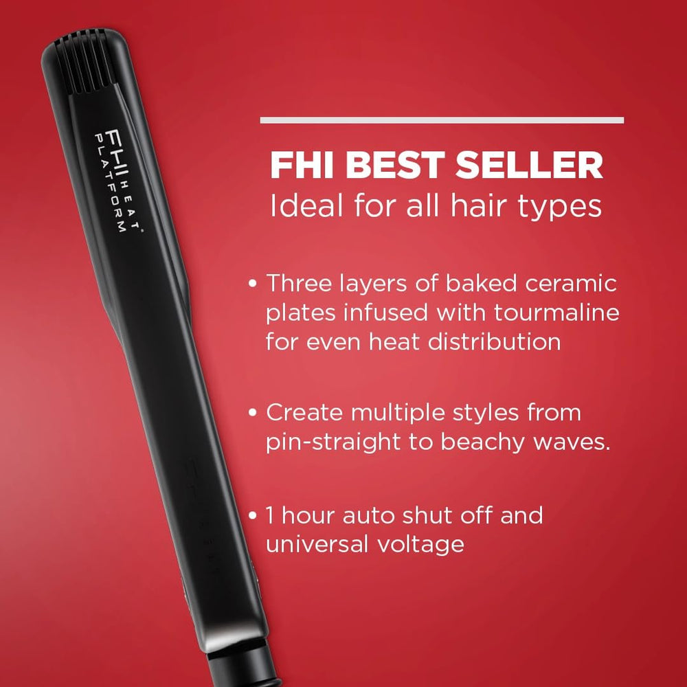 FHI Heat Platform Pro beveled-plates enable straight styles and glamorous waves