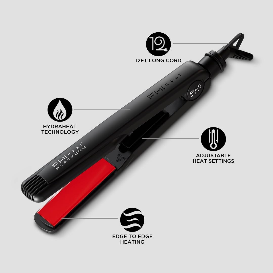FHI Heat Platform Pro features even-heat-distribution for consistent results on all hair types