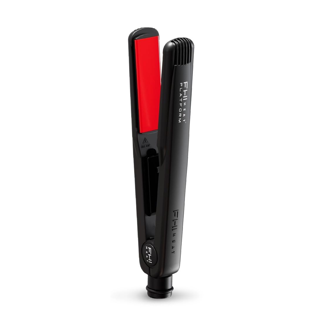 FHI Heat Platform Pro straightener with red-ceramic-plates for smooth salon-quality straight styles