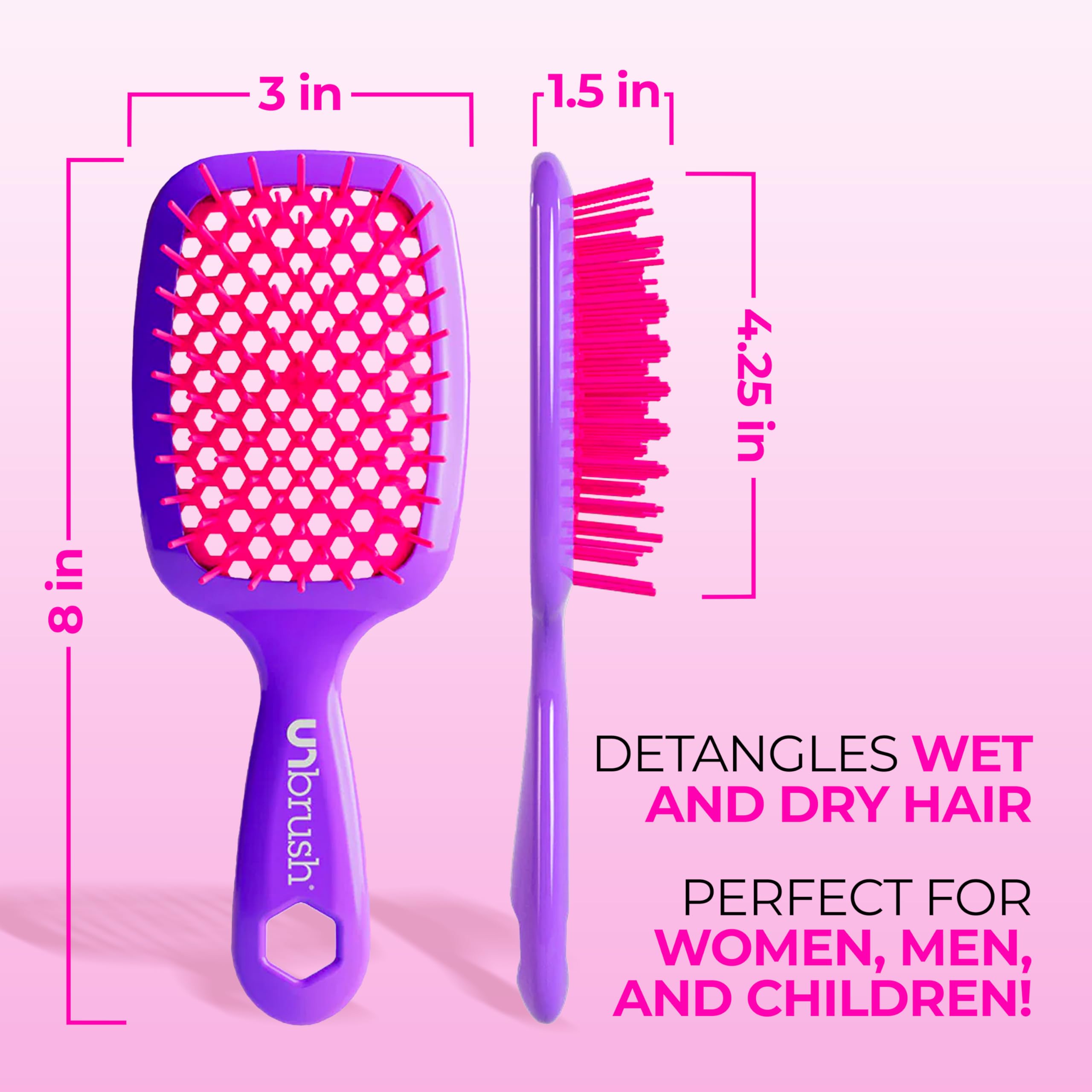 FHI Heat UNbrush 47 mini bristles provide surface smoothing and polish