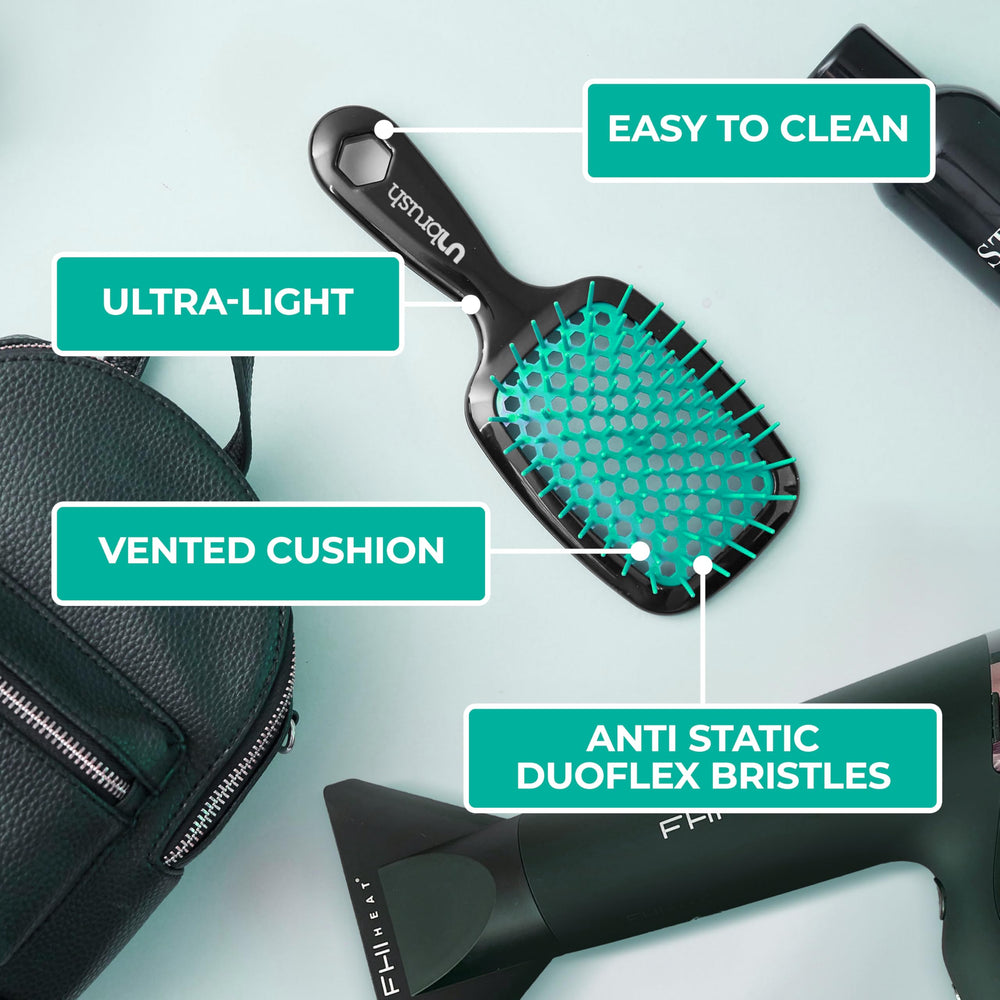 FHI Heat UNbrush backless cushion visible for easy cleaning.