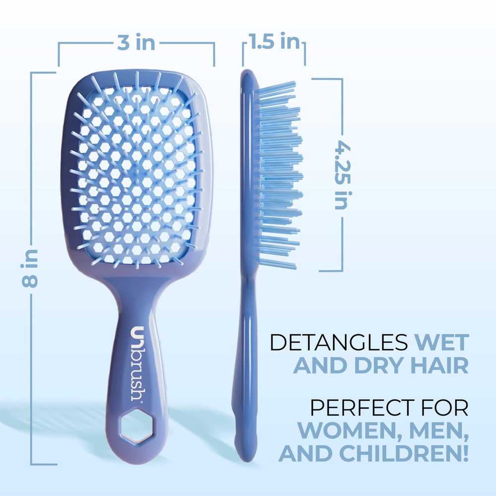 Backless vented cushion of UNbrush promotes air flow and faster drying