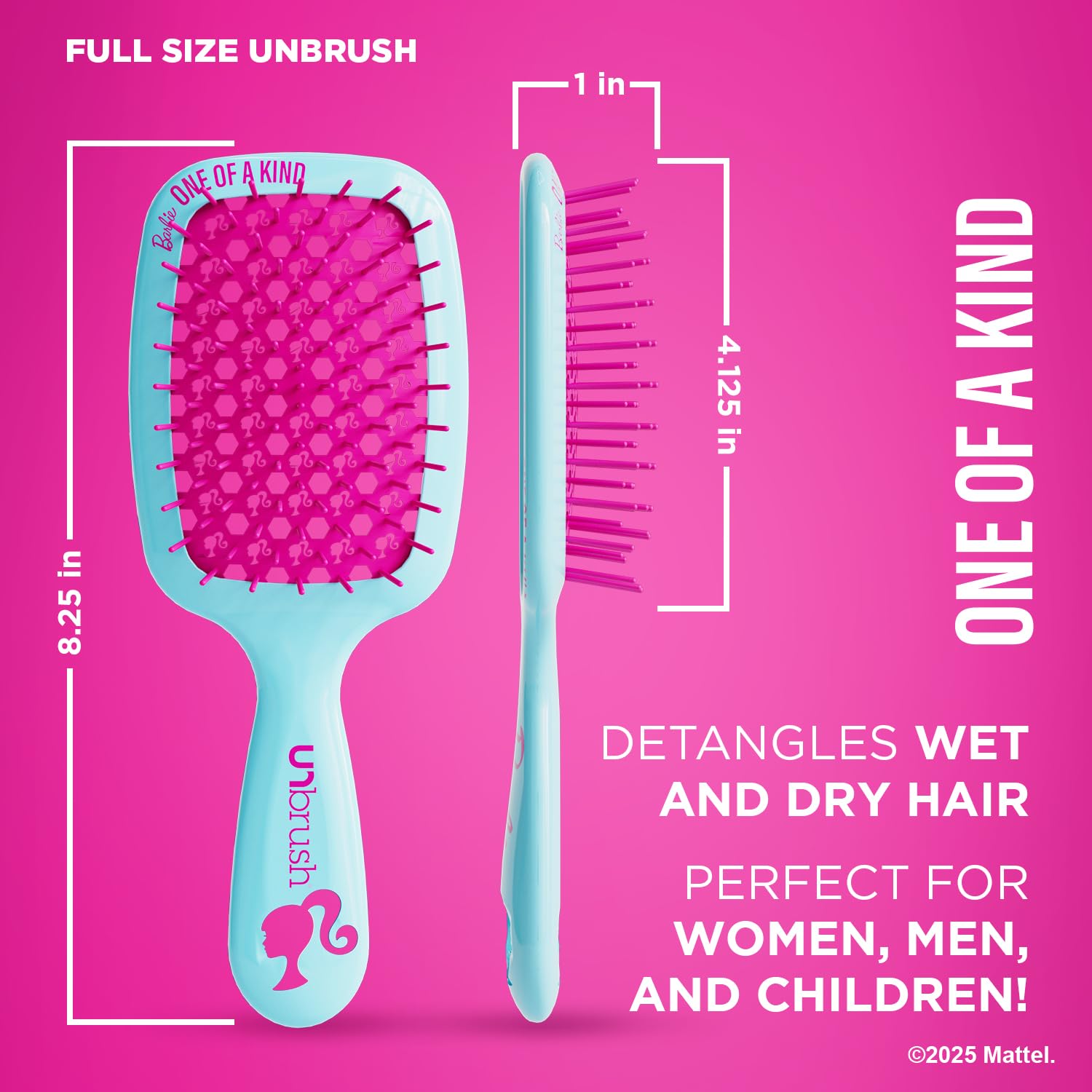Easy-to-clean design makes maintenance quick after styling sessions.