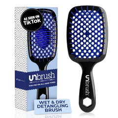 FHI Heat UNbrush bristles closeup showing anti-static detangling for less breakage
