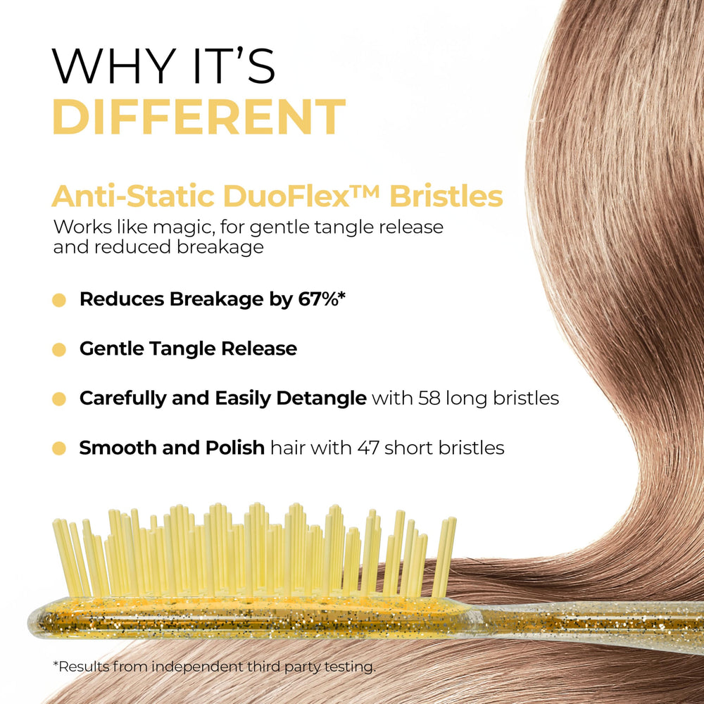 FHI Heat UNbrush dry-use enables gentle detangling on dry, styled-ready hair.