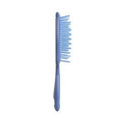Close-up of FHI Heat UNbrush DuoFlex bristles showing anti-static detangling action