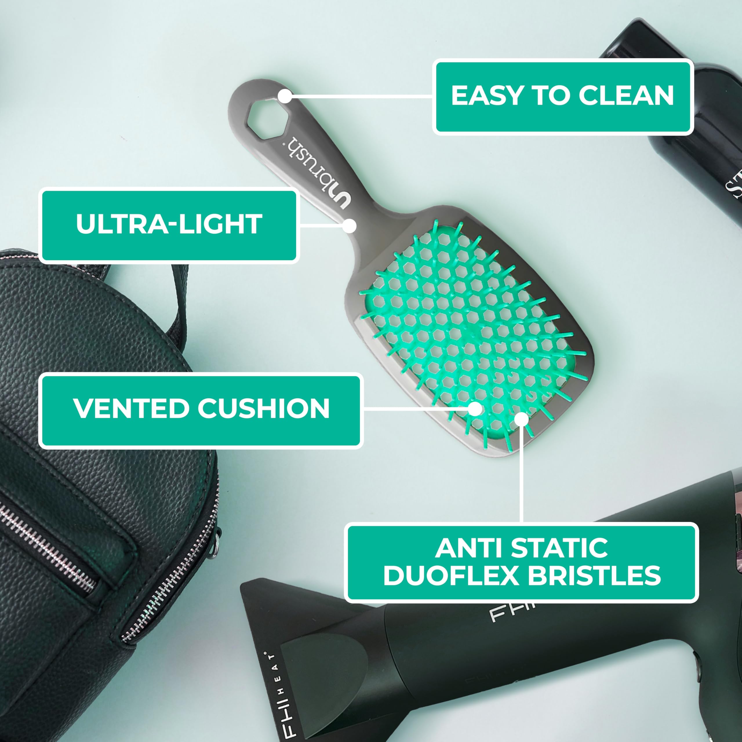 FHI Heat UNbrush durable design underscores long-lasting performance for daily use.