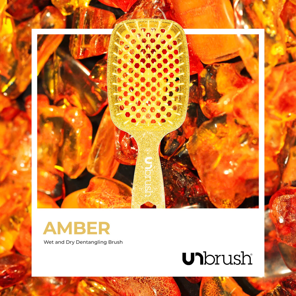 FHI Heat UNbrush lightweight handle improves control during detangling sessions.