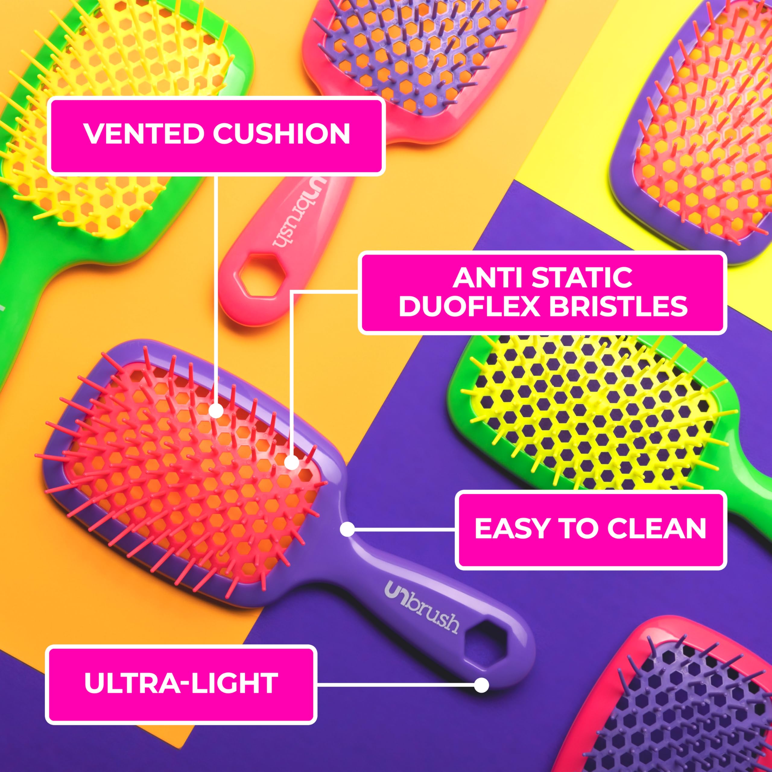 FHI Heat UNbrush ultra-lightweight handle for comfortable, easy styling
