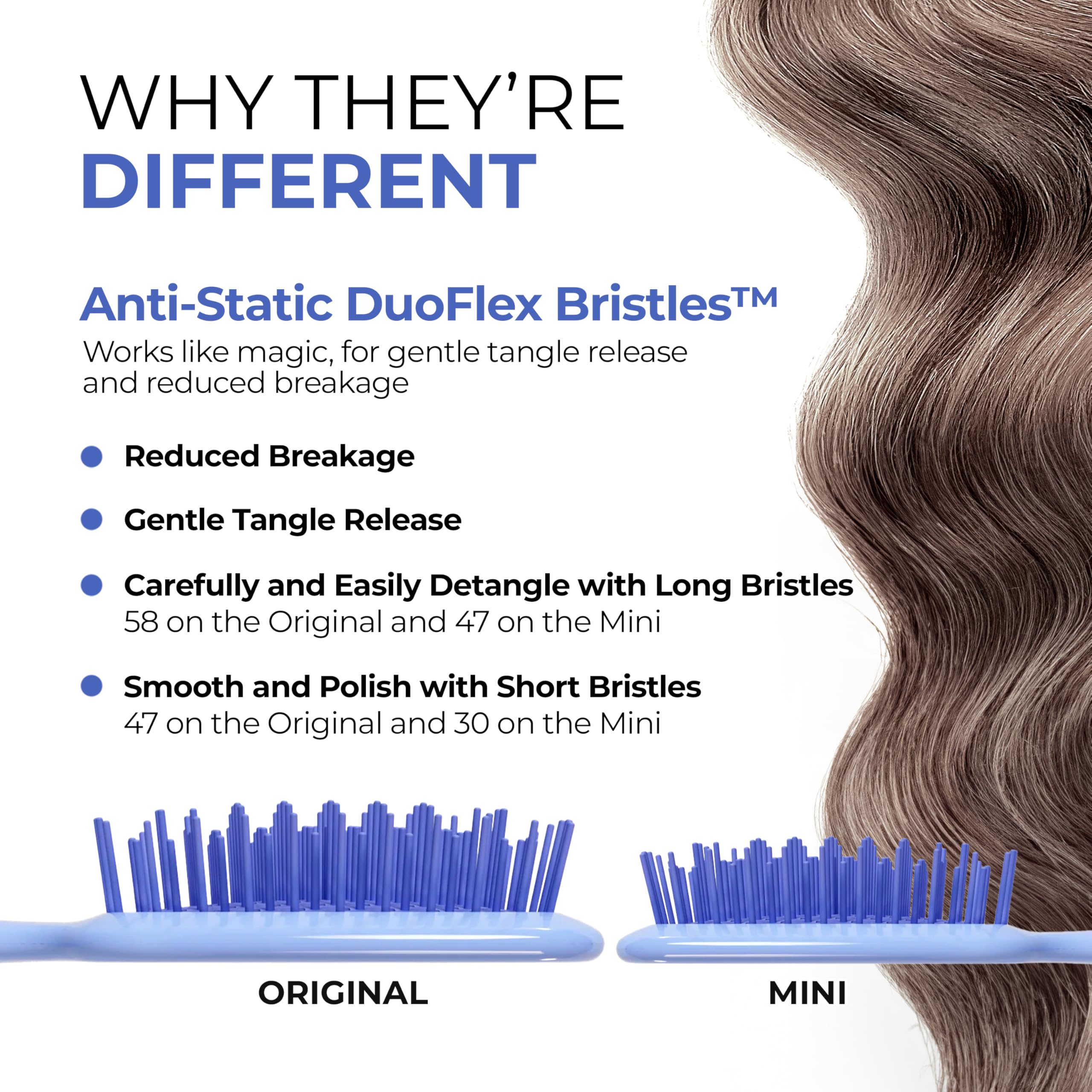 FHI Heat UNbrush Mini detangler ideal for travel touch-ups