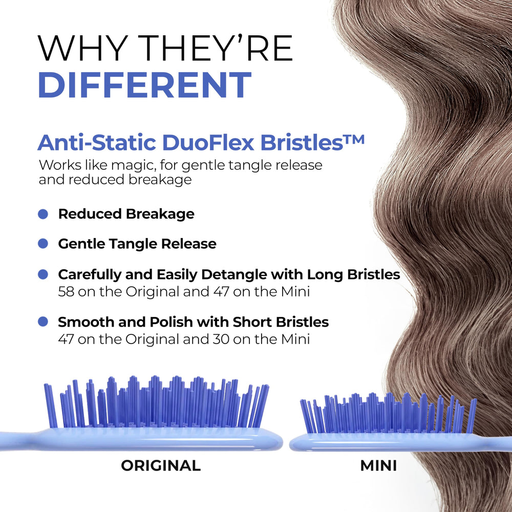 FHI Heat UNbrush Mini detangler ideal for travel touch-ups