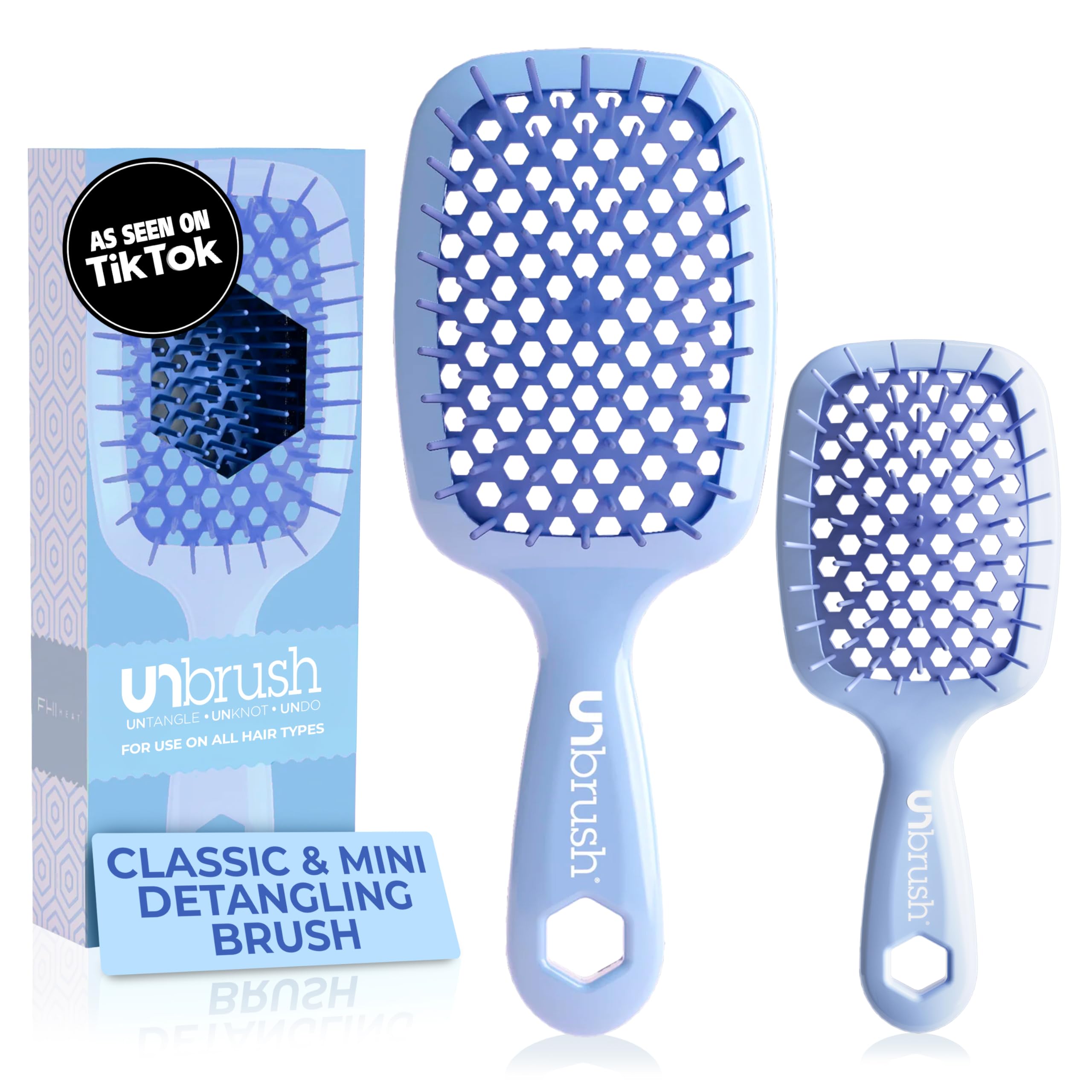 FHI Heat UNbrush Original detangling brush for gentle, full detangling sessions