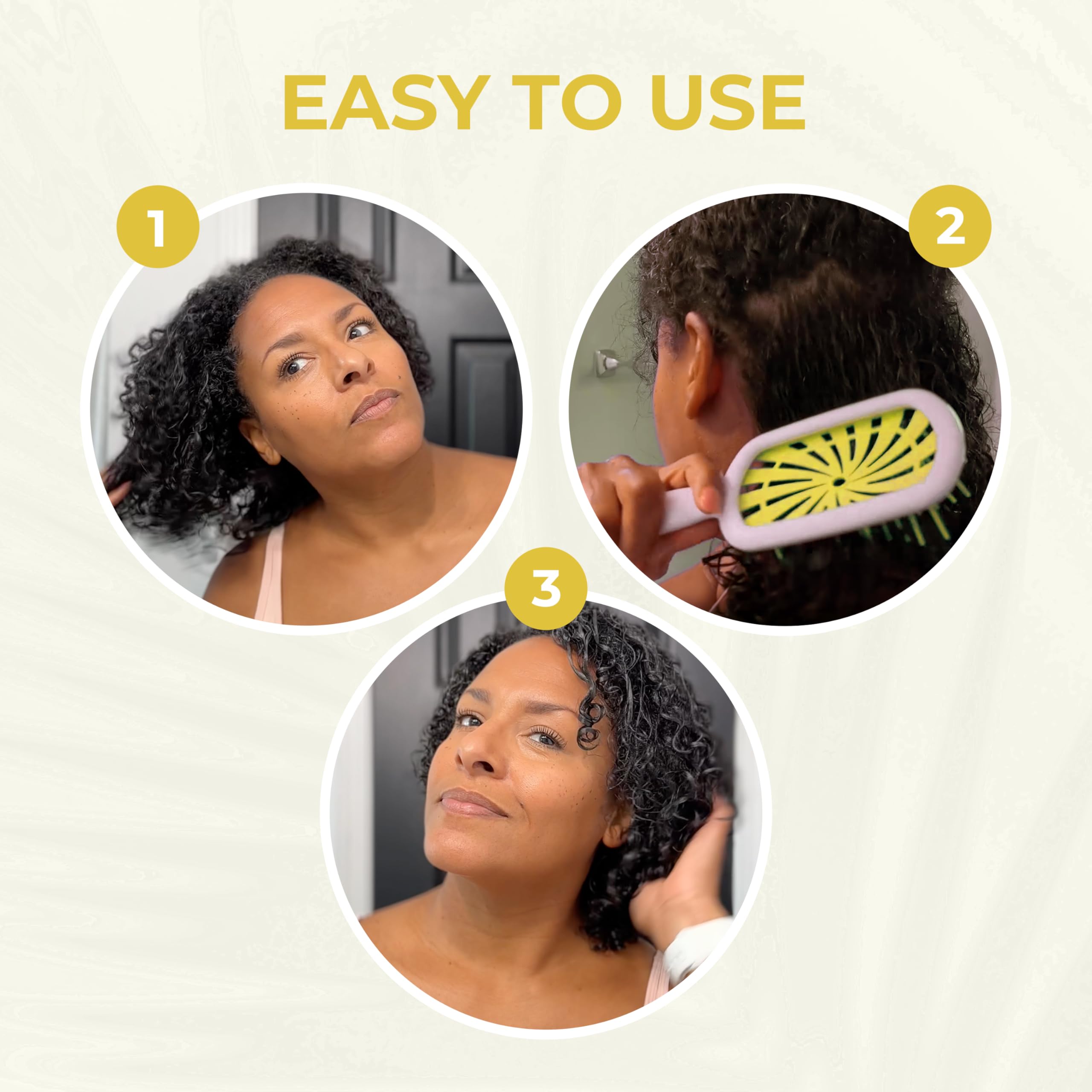FHI Heat UNbrush Plus ideal for curly textures delivering gentle detangle and define