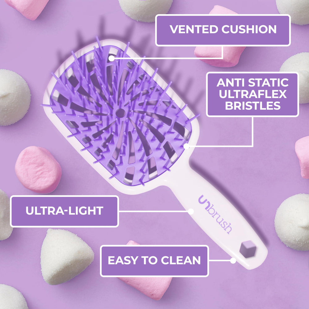 FHI Heat UNbrush Plus ideal for curly and fine hair textures during daily use