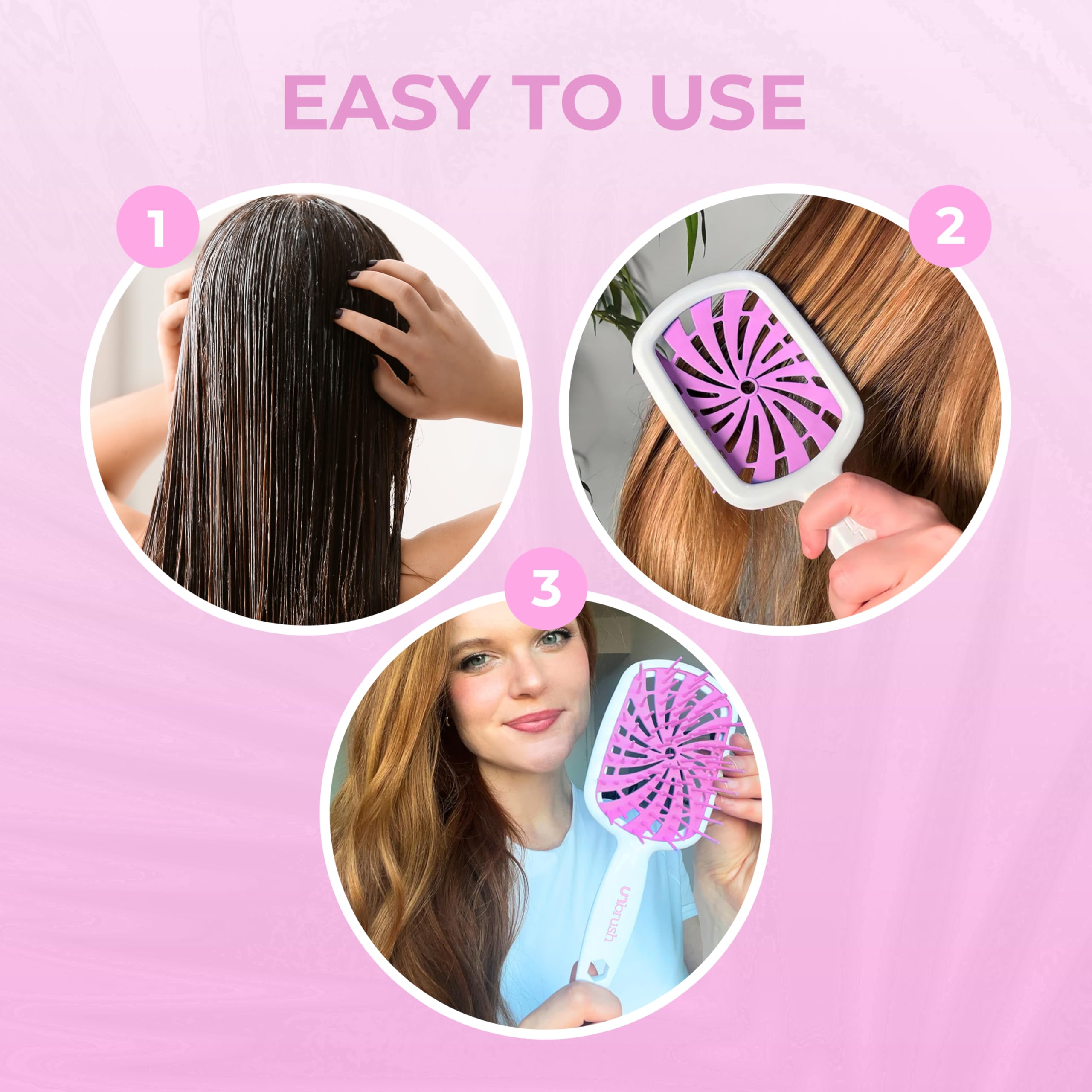 FHI Heat UNbrush Plus easy-clean design simplifies maintenance after use.