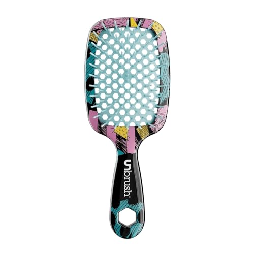 FHI Heat UNbrush Sally with DuoFlex anti-static bristles for gentle tangle release.
