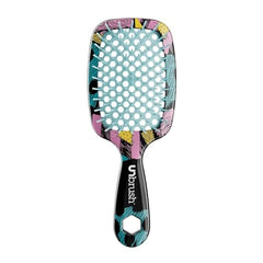 FHI Heat UNbrush Sally with DuoFlex anti-static bristles for gentle tangle release.