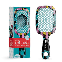 FHI Heat UNbrush Sally close-up of the ultralight handle for comfortable detangling.