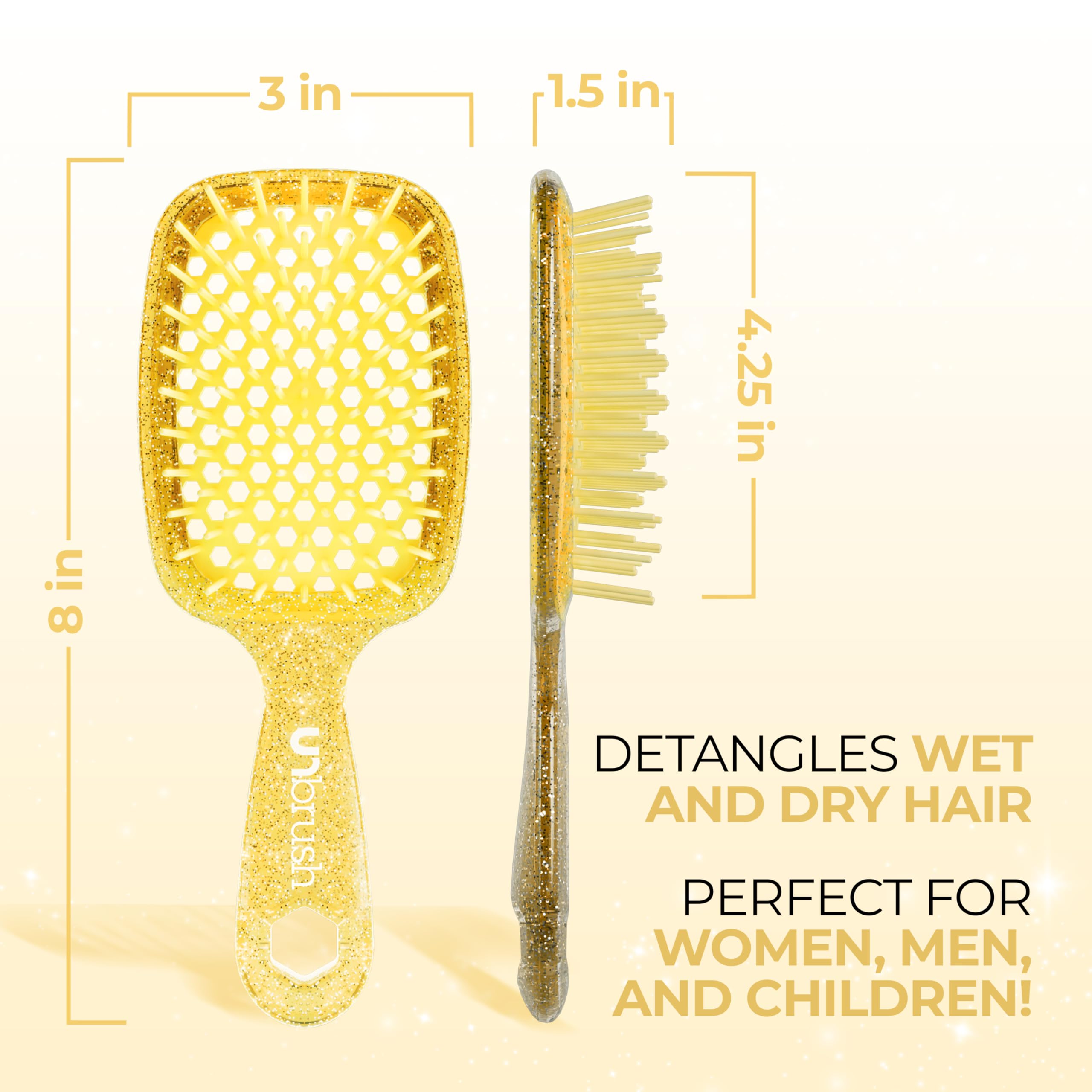 FHI Heat UNbrush vented cushion design improves airflow for faster drying.