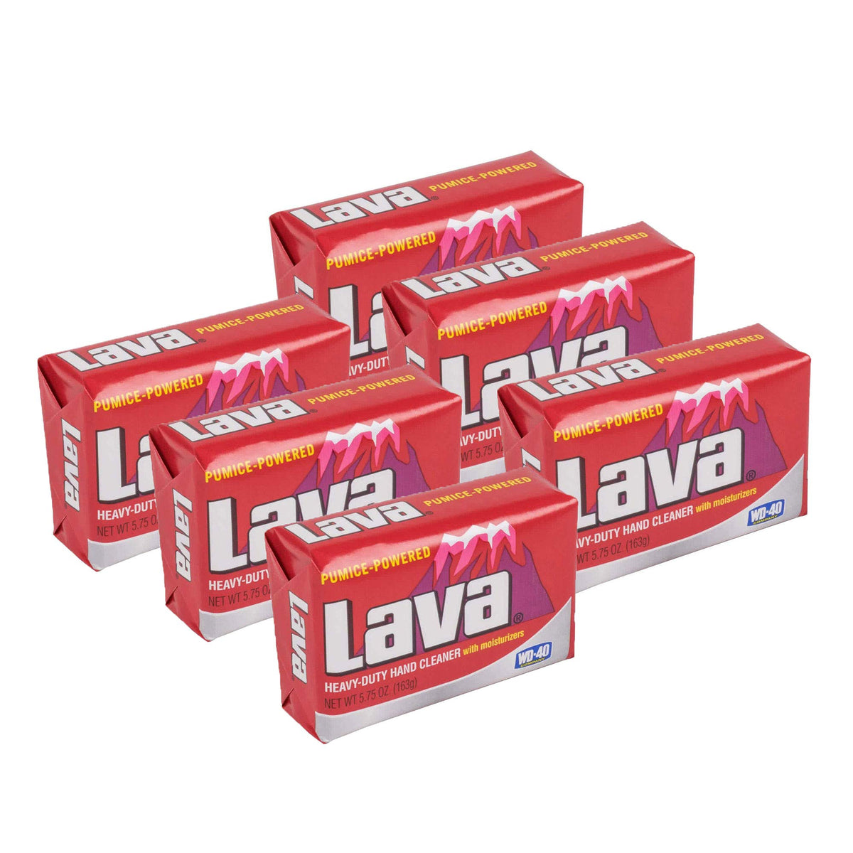 FIAHNG Lava Bar six-pack front view highlights heavy-duty cleaning power.