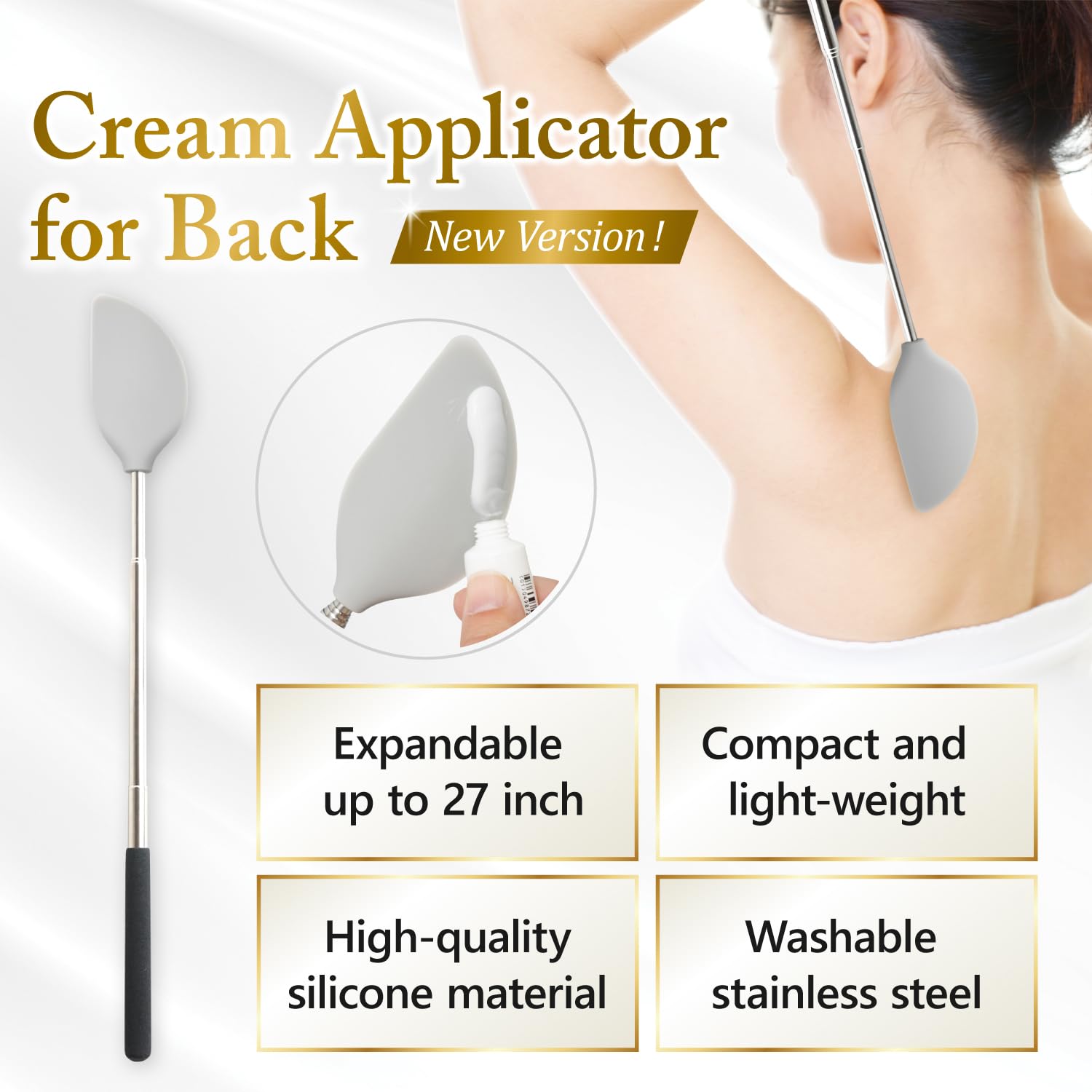 FieldSora extended-length applicator at 69cm helps reach the back effortlessly