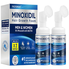 FIGTORUS 5% Minoxidil Foam bottle ready for daily hair regrowth routine.