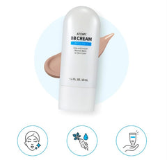 Fiico BC233 SPF30 application portrait highlighting light coverage