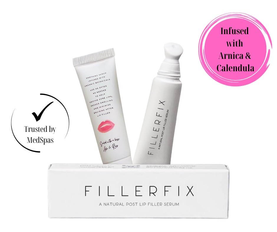 FillerFix marula argan jojoba babassu oils nourish lips post treatment visibly