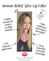 FillerFix serum texture close up shows lightweight non greasy finish