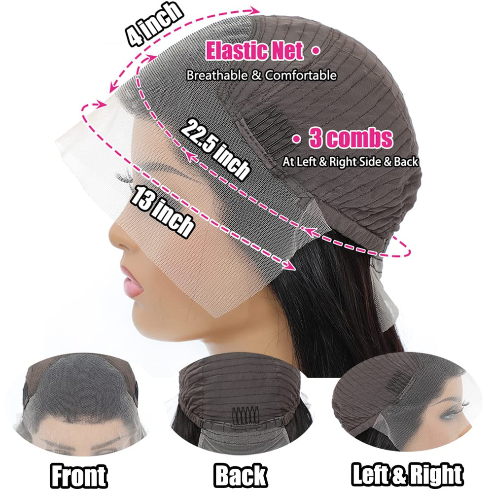 Filrku 180% dense baby hair detail creates realistic edges.