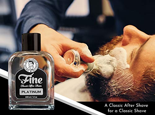 Fine Mr Fine Aftershave splash application for quick refreshing finish