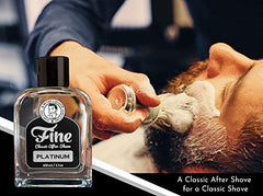 Fine Mr Fine Aftershave splash application for quick refreshing finish