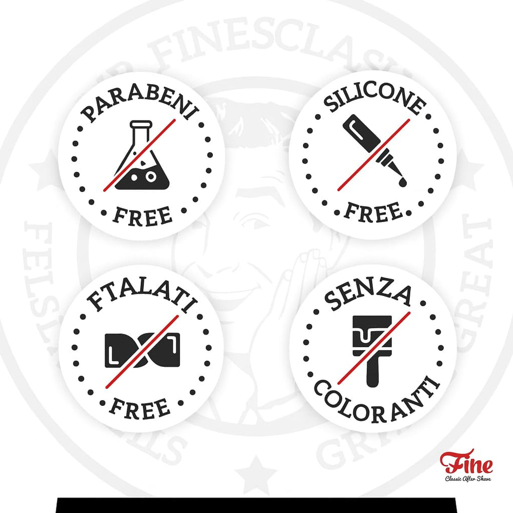 Fine Mr Fine Aftershave minimalist four-ingredient formula emphasis