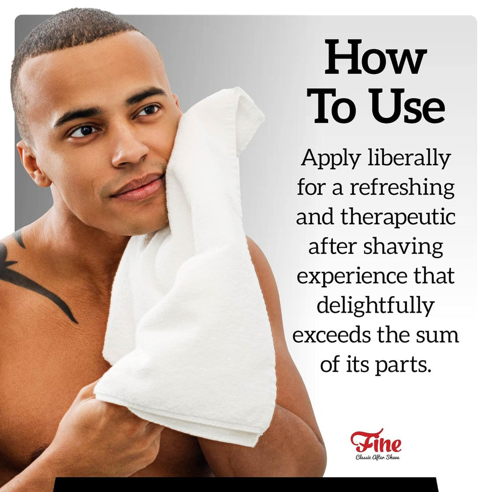 Fine Mr Fine Aftershave Platinum top notes of spicy pineapple brighten grooming