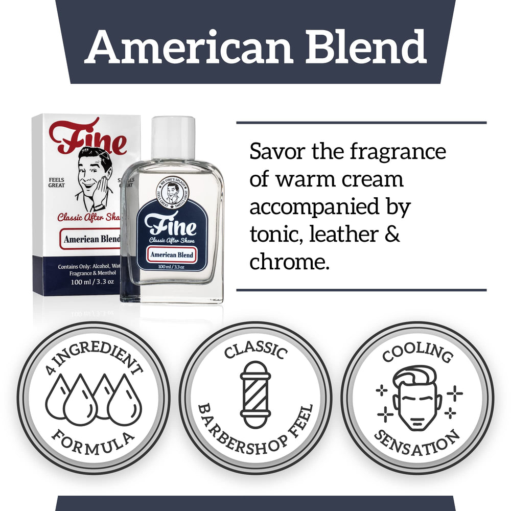 Fine Mr. Fine barbershop counter scene evokes timeless grooming ritual