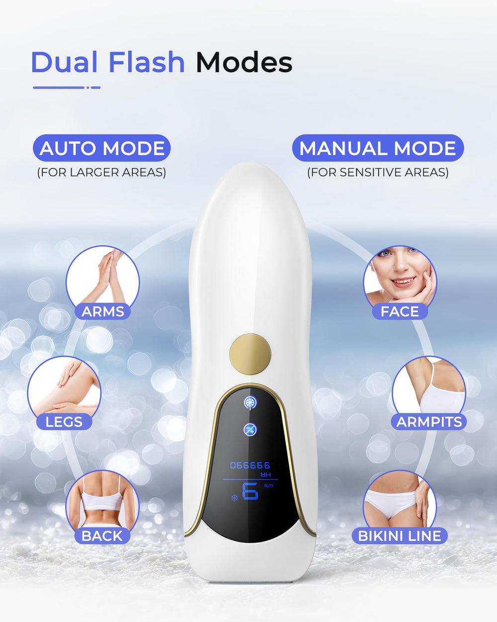 Finequin Air 15 side view demonstrates portable handheld design for quick full-body sessions.