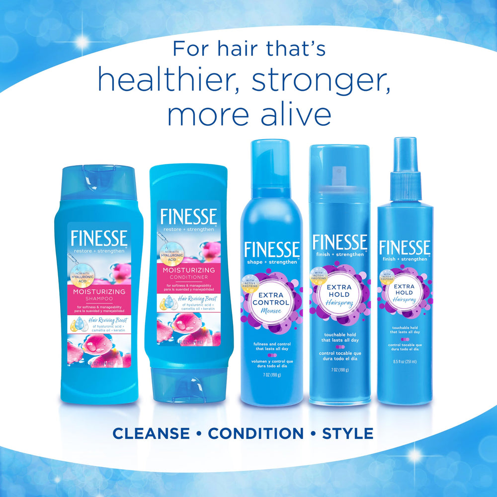 FINESSE-pack-of-6 13oz bottles signals value and reliable moisture for daily care.