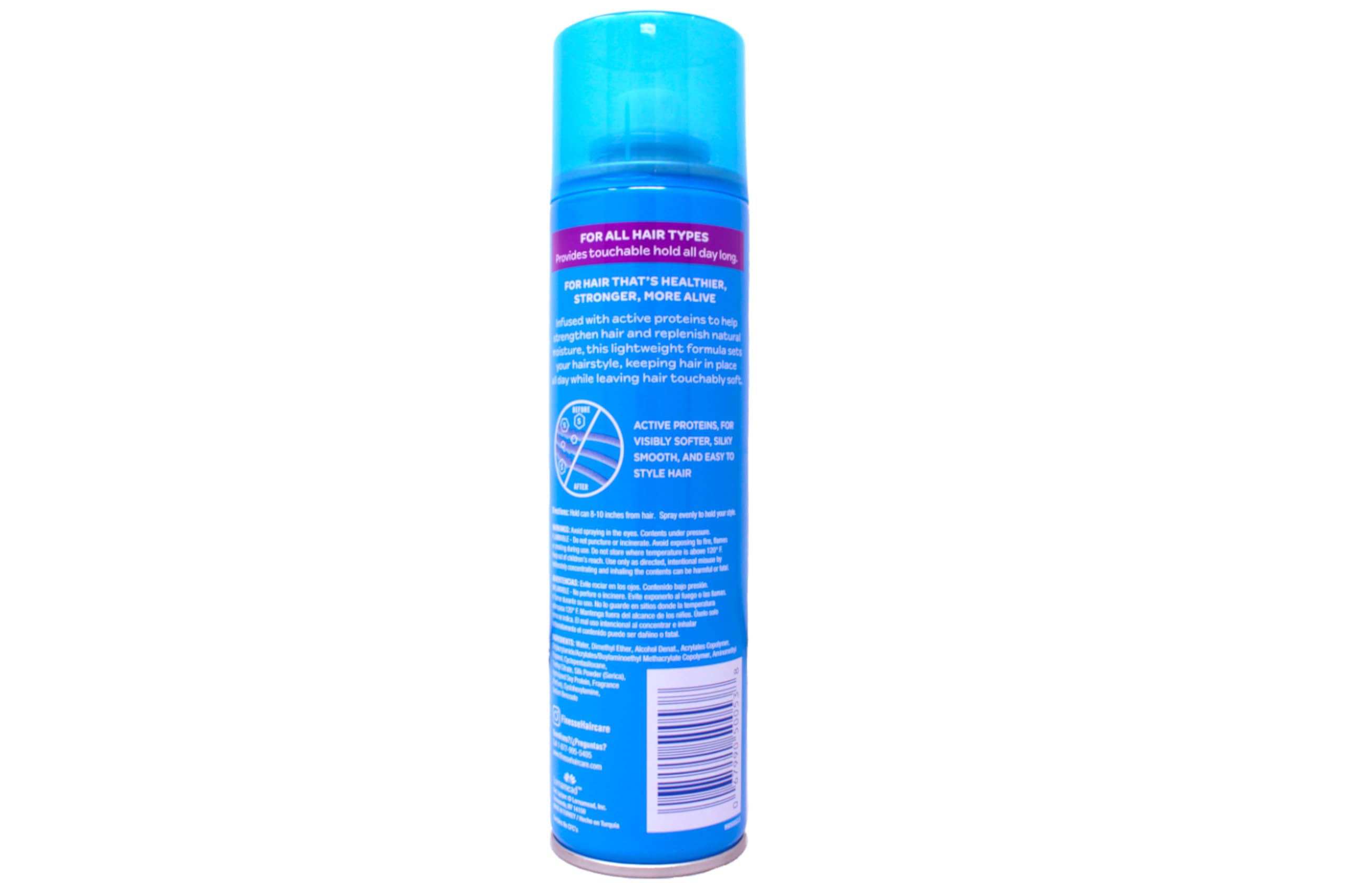 FINESSE pack-two 7 oz hairsprays highlighting value for daily styling.