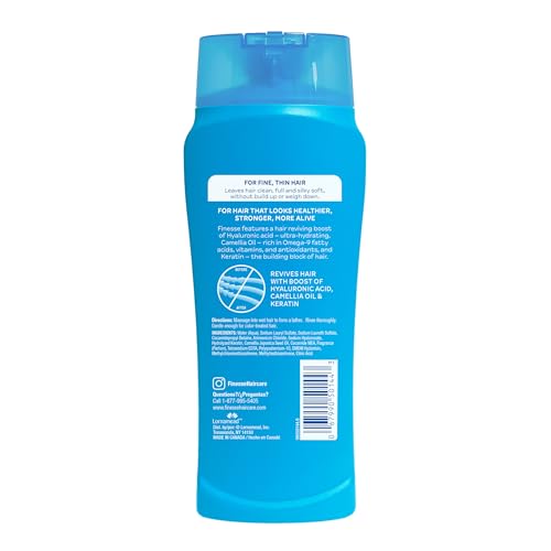 FINESSE Volumize hair close-up reveals silky softness and manageable texture