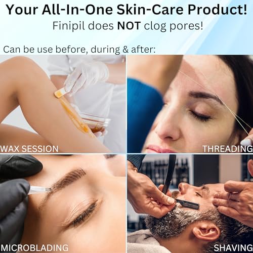 Finipil Lait 50 applied after hair removal demonstrating cooling and comfort.